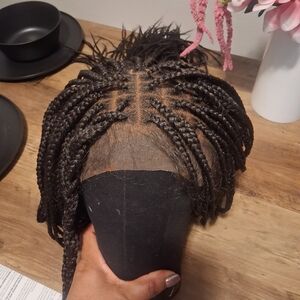 Stylish Black Braided Wig